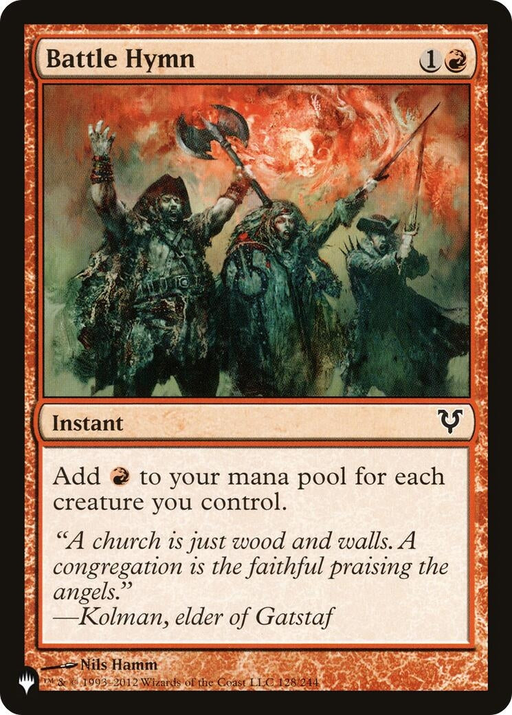 Battle Hymn (128) [The List Reprints]