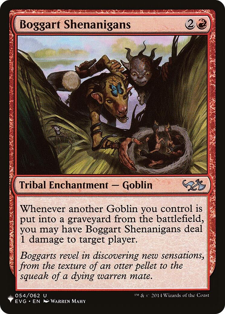 Boggart Shenanigans (54) [The List Reprints]