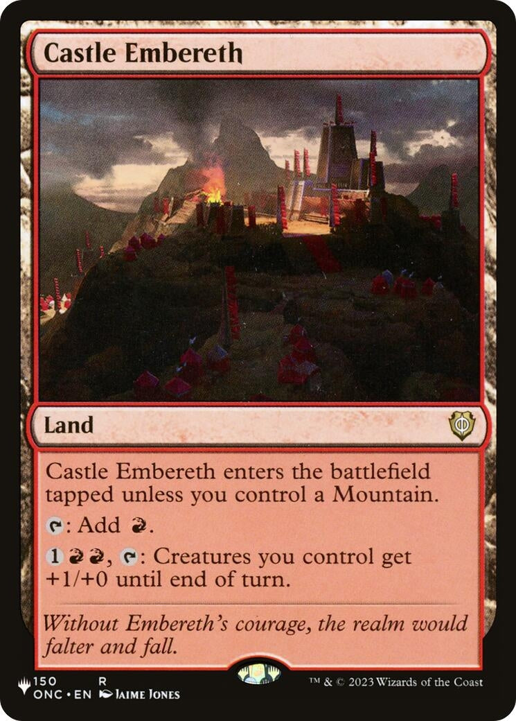 Castle Embereth (150) [The List Reprints]