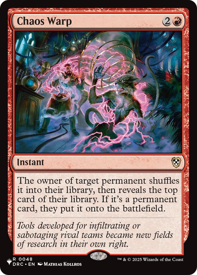 Chaos Warp (48) [The List Reprints]