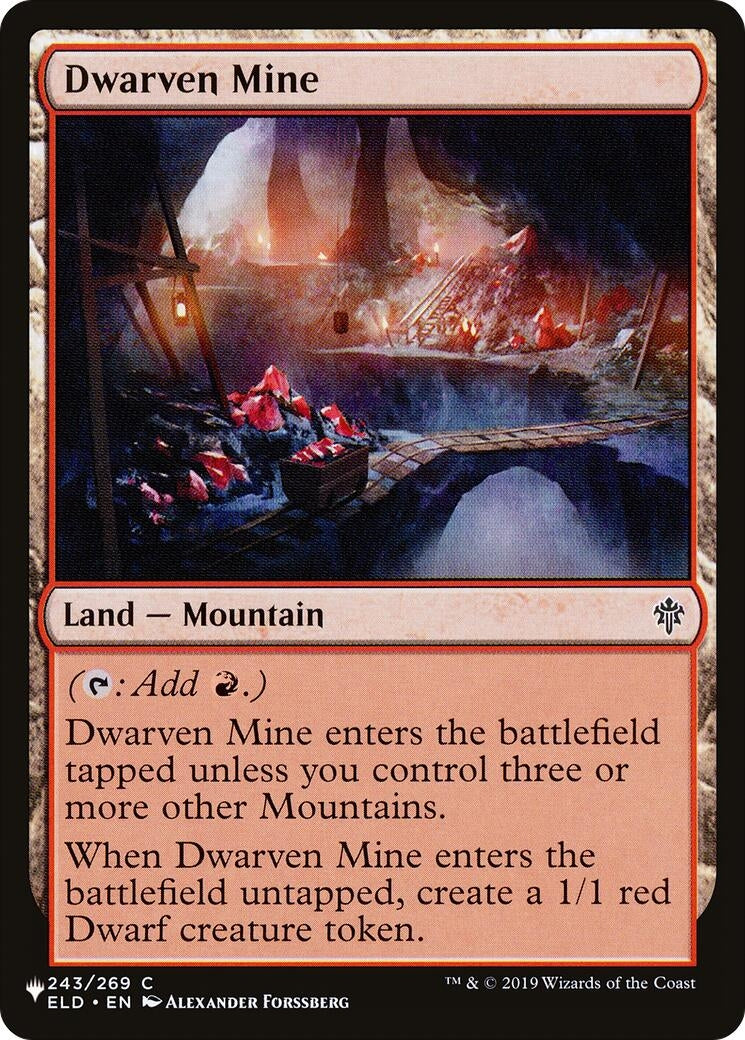Dwarven Mine (243) [The List Reprints]
