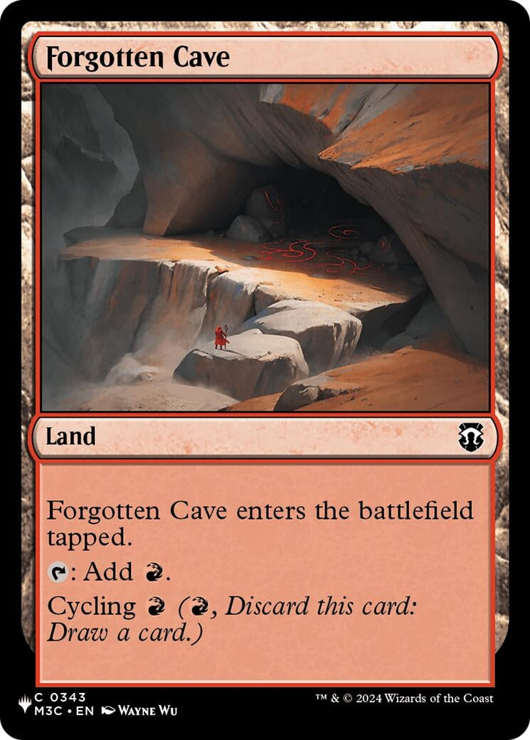 Forgotten Cave (M3C) (343) [The List Reprints]