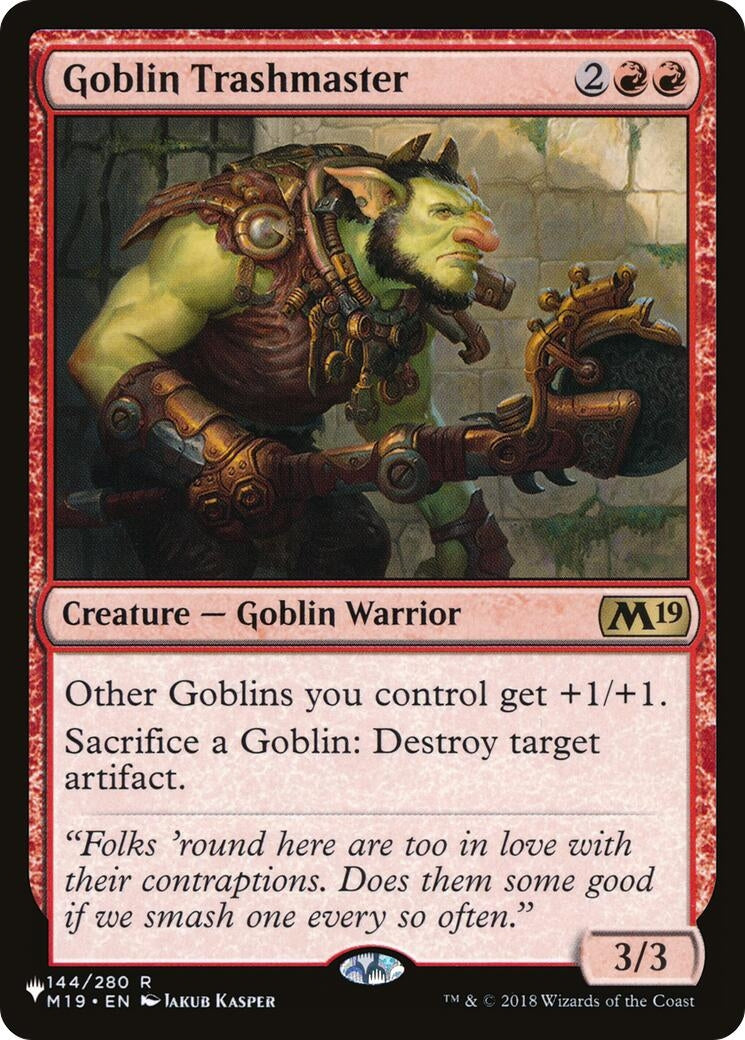 Goblin Trashmaster (144) [The List Reprints]