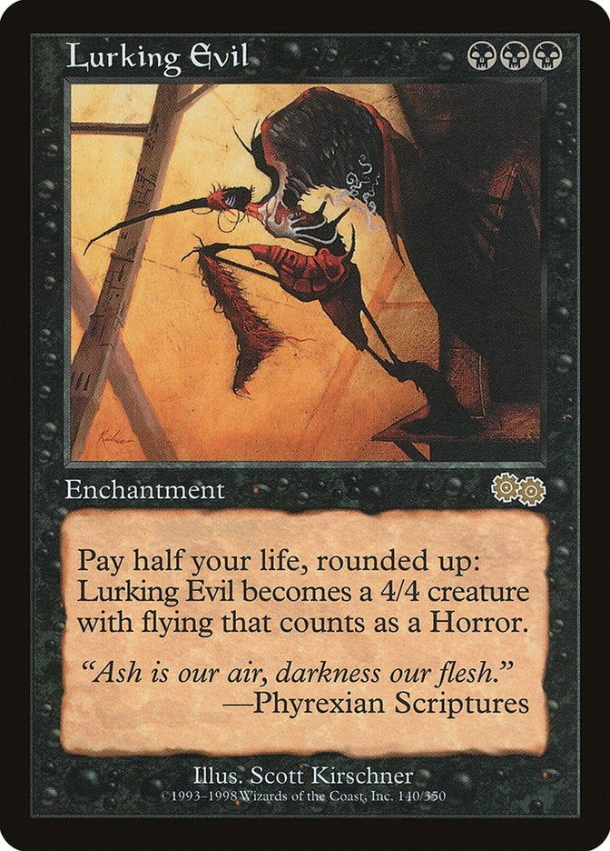 Image for Lurking Evil (140) [Urza's Saga] - Magic: The Gathering
