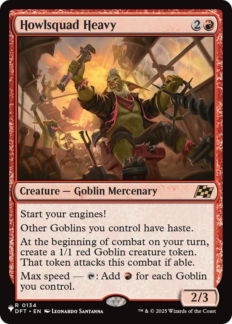 Howlsquad Heavy (134) [The List Reprints]