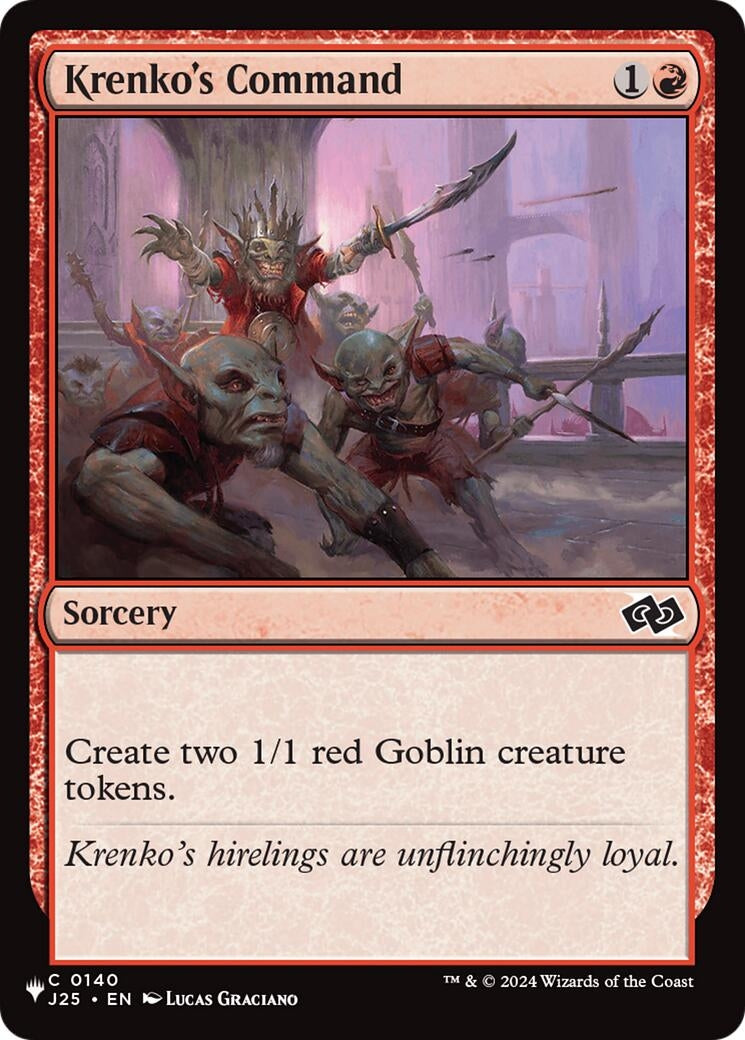 Krenko's Command (J25) (140) [The List Reprints]