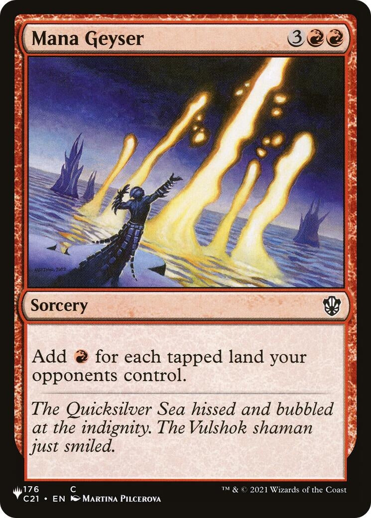 Mana Geyser (C21) (176) [The List Reprints]