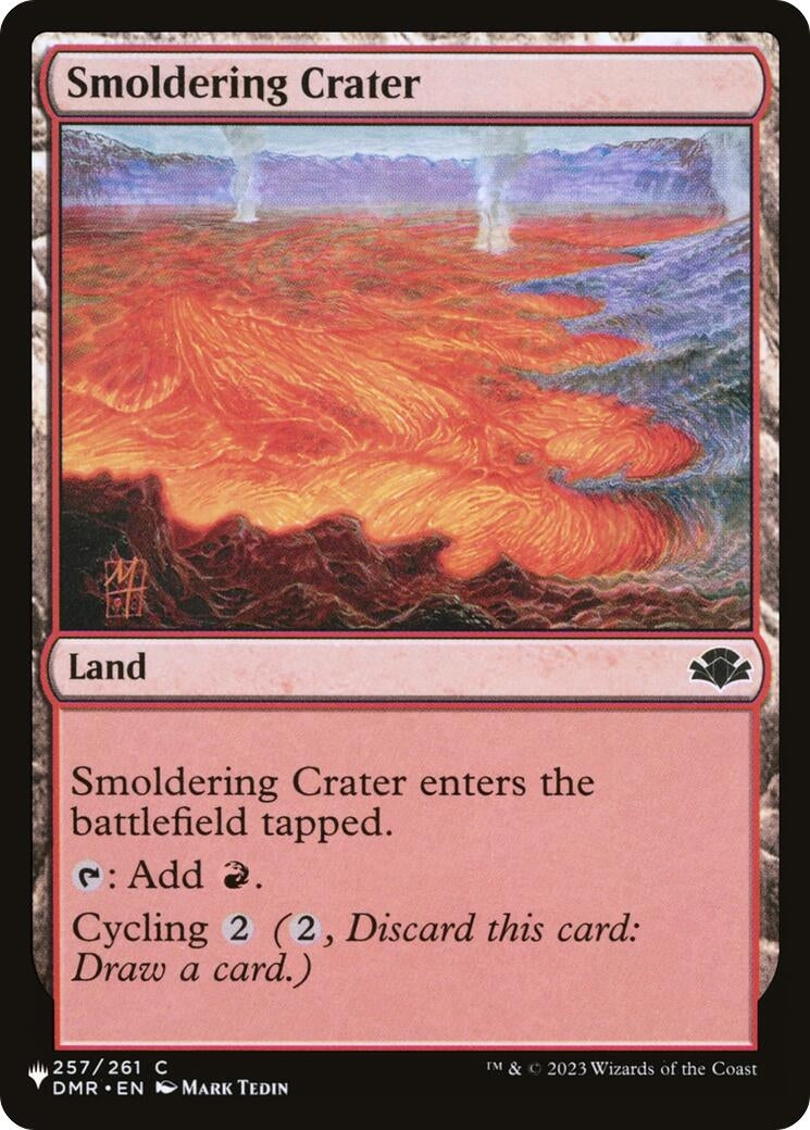 Smoldering Crater (257) [The List Reprints]