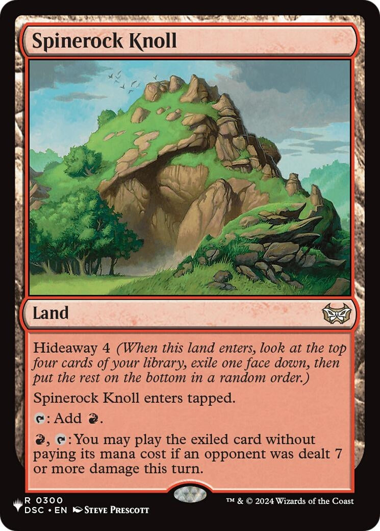 Spinerock Knoll (DSC) (300) [The List Reprints]