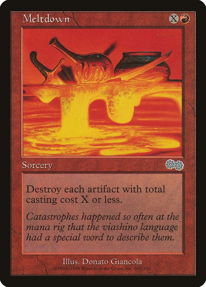 Image for Meltdown (203) [Urza's Saga] - Magic: The Gathering