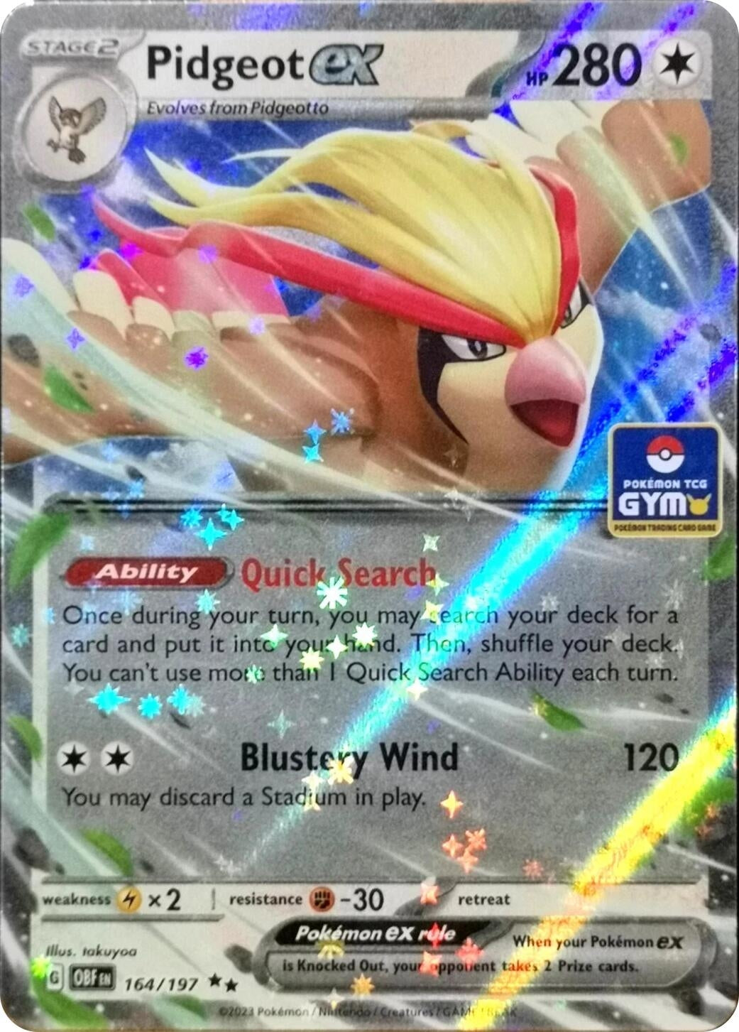 Image for Pidgeot ex (164/197) [Miscellaneous Cards & Products] - Pokemon