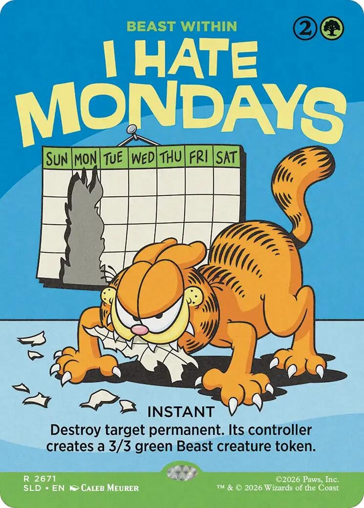Image for I Hate Mondays - Beast Within (2671) [Secret Lair Drop Series] - Magic: The Gathering