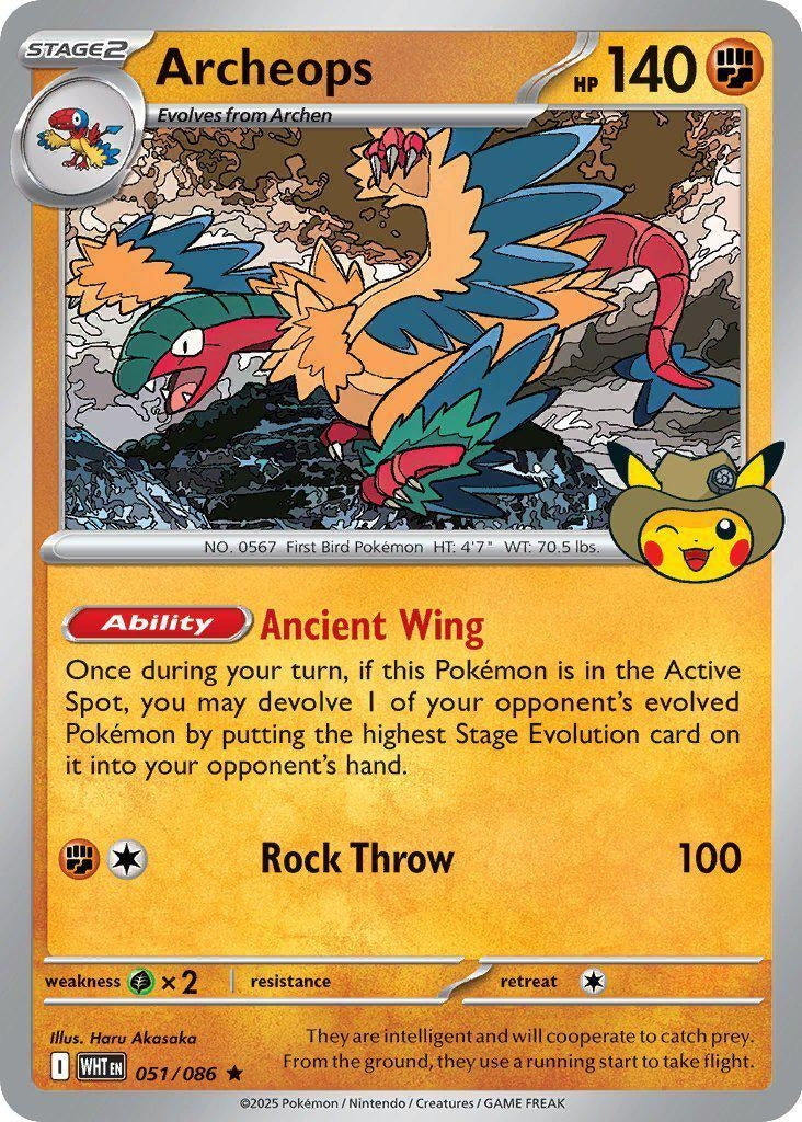 Image for Archeops - 051 (Fossil Museum Exclusive) (051/086) [ME: Mega Evolution Promo] - Pokemon