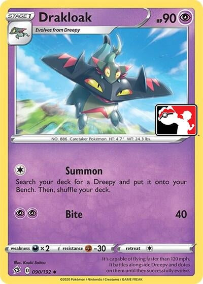 Image for Drakloak (Library Exclusive) (090/192) [Miscellaneous Cards & Products] - Pokemon