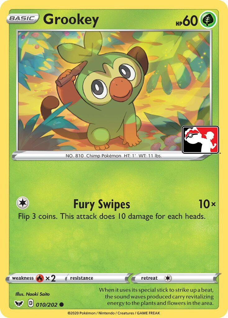 Image for Grookey (Library Exclusive) (011/202) [Miscellaneous Cards & Products] - Pokemon