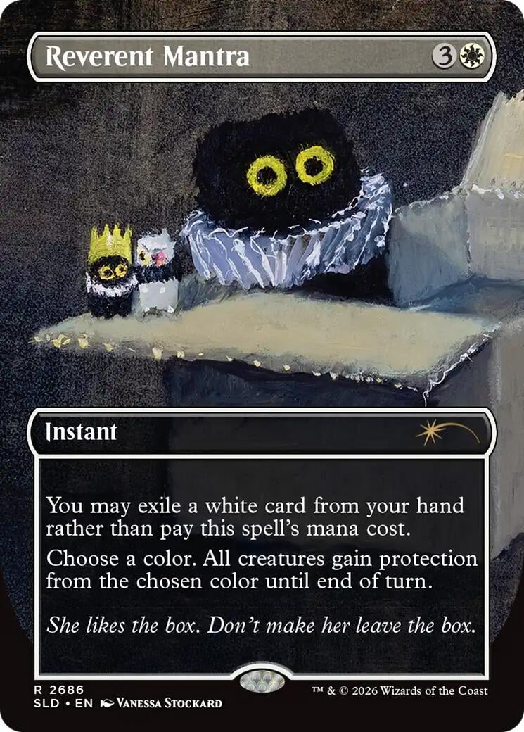 Image for Reverent Mantra (2686) [Secret Lair Drop Series] - Magic: The Gathering