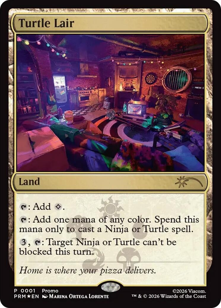 Image for Turtle Lair (Costco Bundle) (1) [Unique and Miscellaneous Promos] - Magic: The Gathering