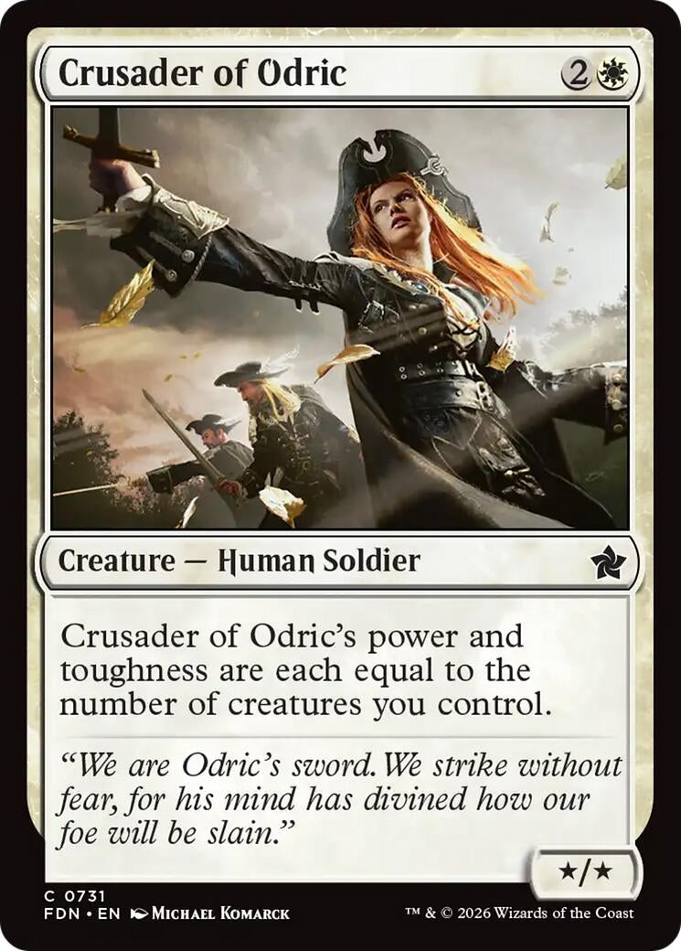 Image for Crusader of Odric (0731) (731) [Foundations] - Magic: The Gathering