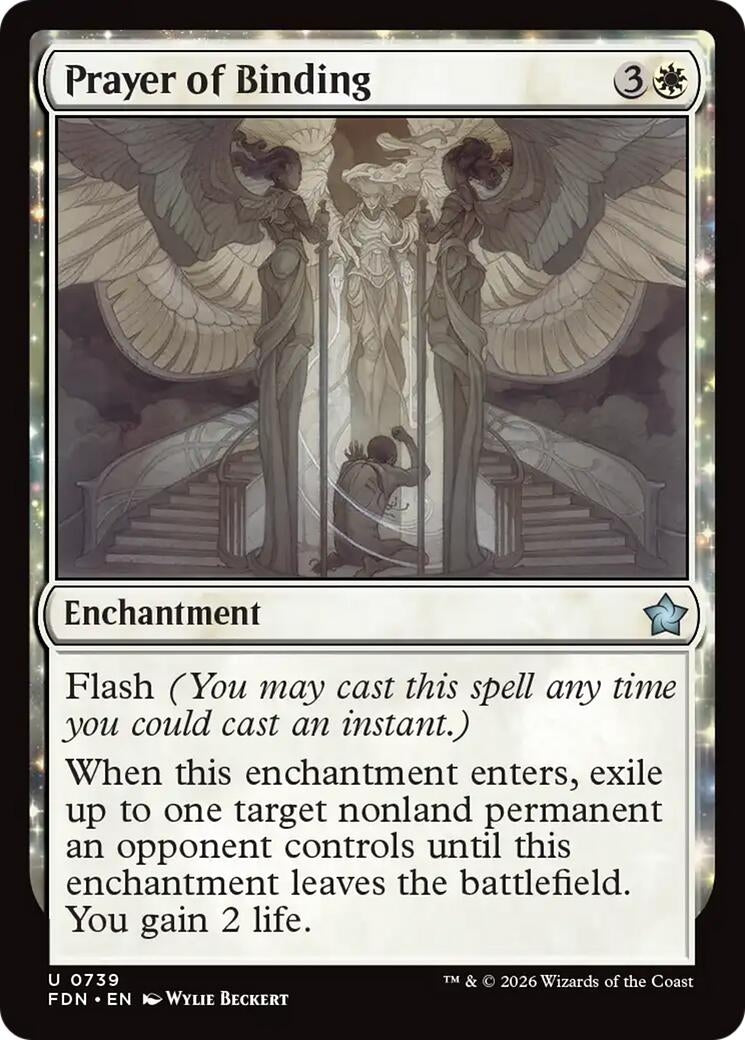 Image for Prayer of Binding (0739) (739) [Foundations] - Magic: The Gathering
