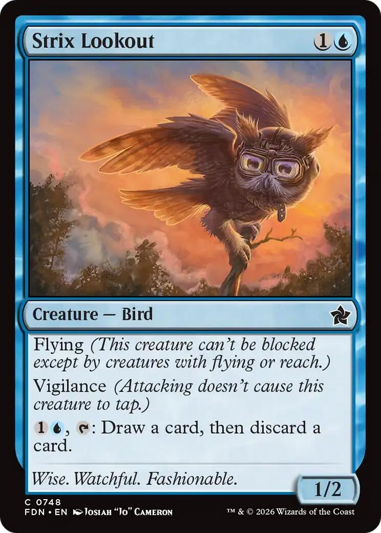 Image for Strix Lookout (0748) (748) [Foundations] - Magic: The Gathering