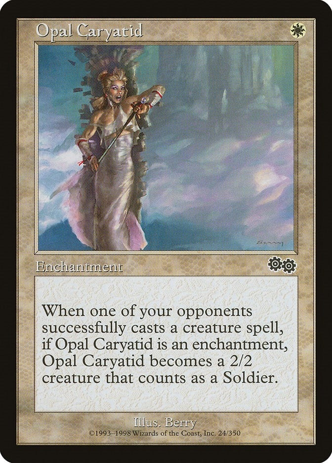 Image for Opal Caryatid (24) [Urza's Saga] - Magic: The Gathering