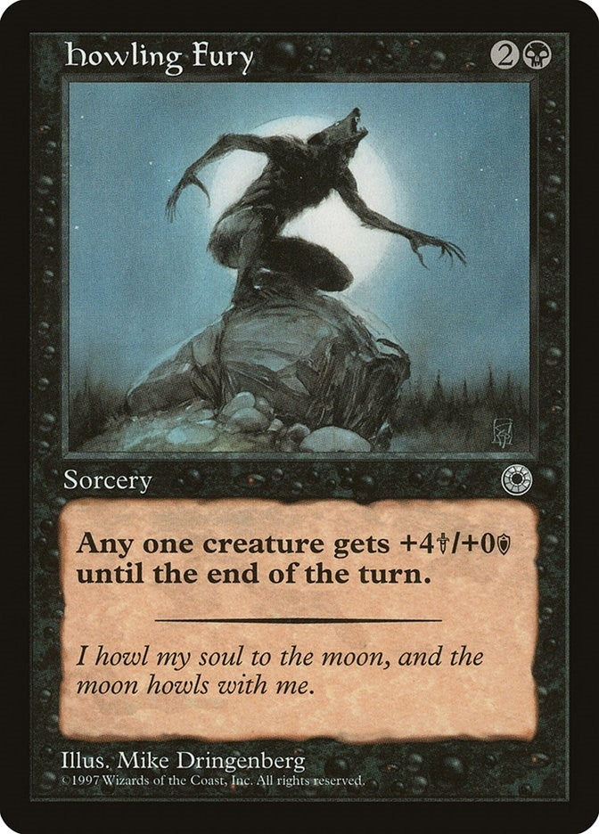 Image for Howling Fury [Portal] - Magic: The Gathering