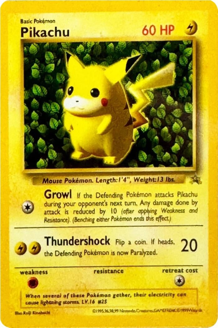 Image for Pikachu (Corocoro Grey Star) [WoTC Promo] - Pokemon