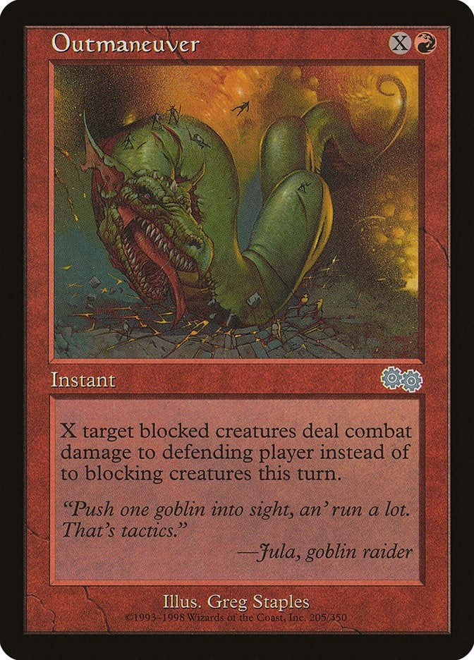 Outmaneuver (205) [Urza's Saga]