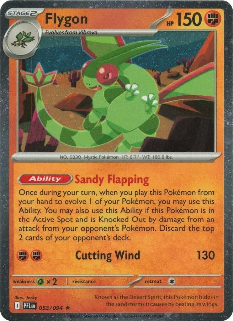 Image for Flygon - 053/094 (Cosmos Holo) (053/094) [Blister Exclusives] - Pokemon