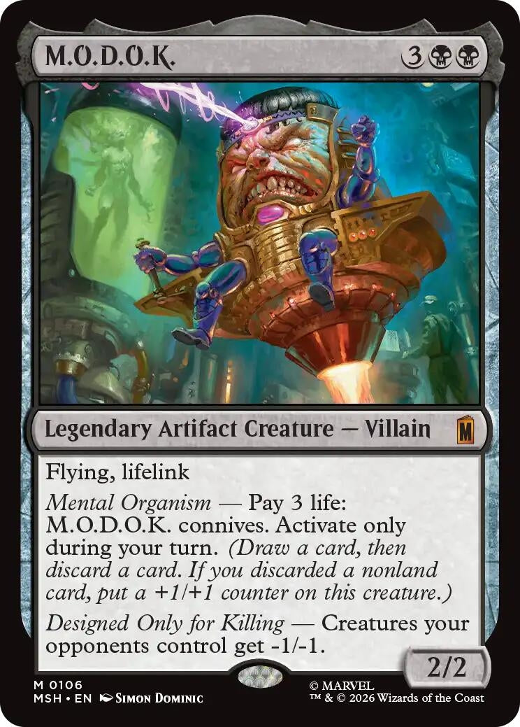 Image for M.O.D.O.K. (106) [Marvel Super Heroes] - Magic: The Gathering