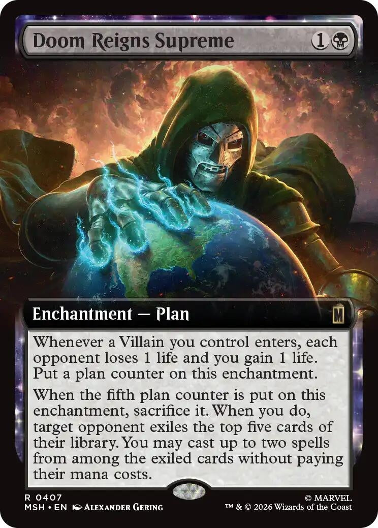 Image for Doom Reigns Supreme (Extended Art) (407) [Marvel Super Heroes] - Magic: The Gathering