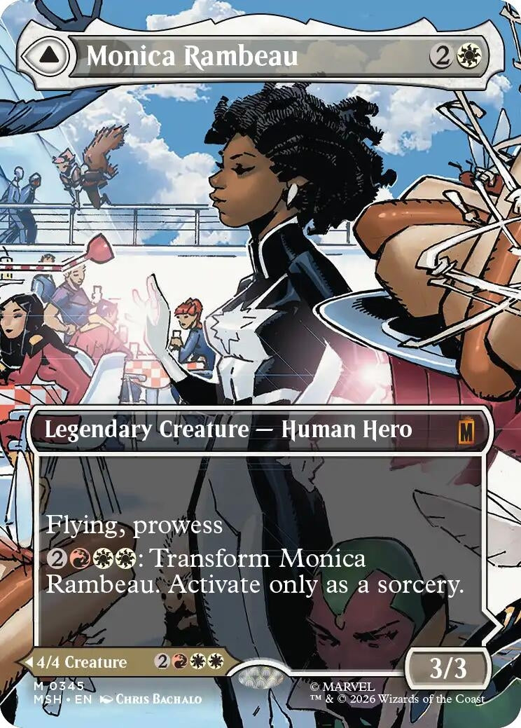 Image for Monica Rambeau (Borderless) (0345) (345) [Marvel Super Heroes] - Magic: The Gathering