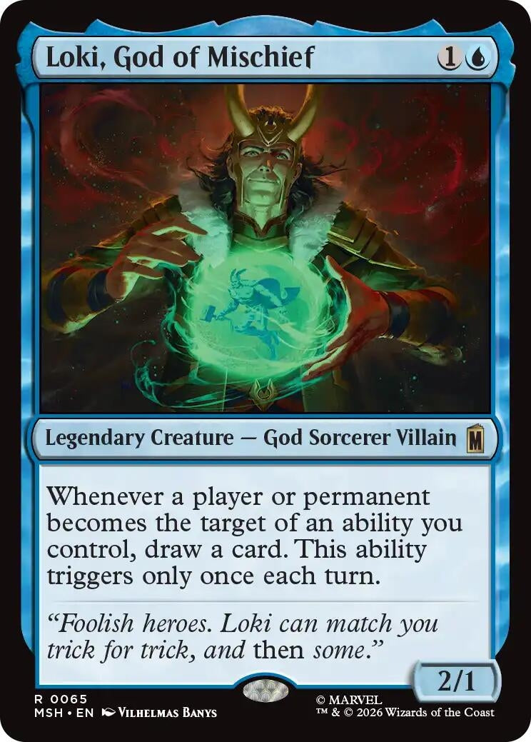 Image for Loki, God of Mischief (65) [Marvel Super Heroes] - Magic: The Gathering