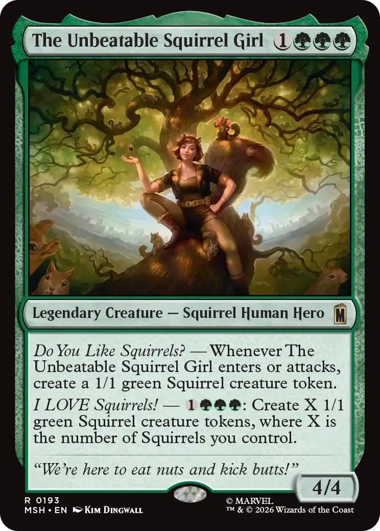 Image for The Unbeatable Squirrel Girl (193) [Marvel Super Heroes] - Magic: The Gathering