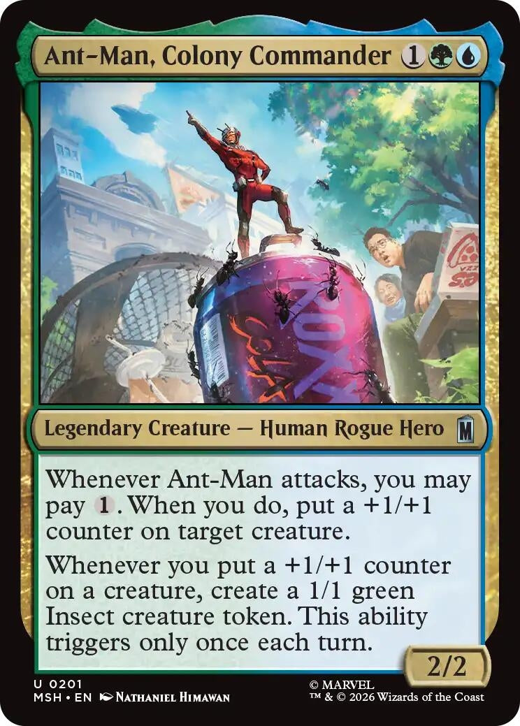 Image for Ant-Man, Colony Commander (201) [Marvel Super Heroes] - Magic: The Gathering