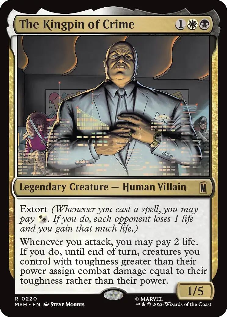 Image for The Kingpin of Crime (220) [Marvel Super Heroes] - Magic: The Gathering