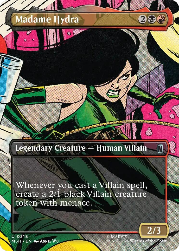 Image for Madame Hydra (Borderless) (318) [Marvel Super Heroes] - Magic: The Gathering