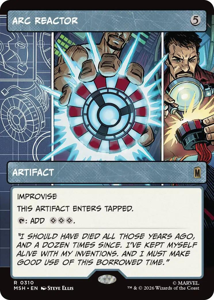 Image for Arc Reactor (Borderless) (310) [Marvel Super Heroes] - Magic: The Gathering