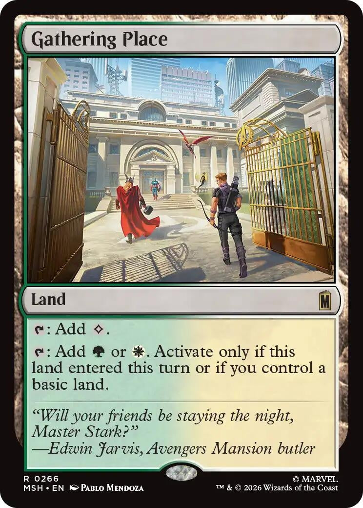 Image for Gathering Place (266) [Marvel Super Heroes] - Magic: The Gathering