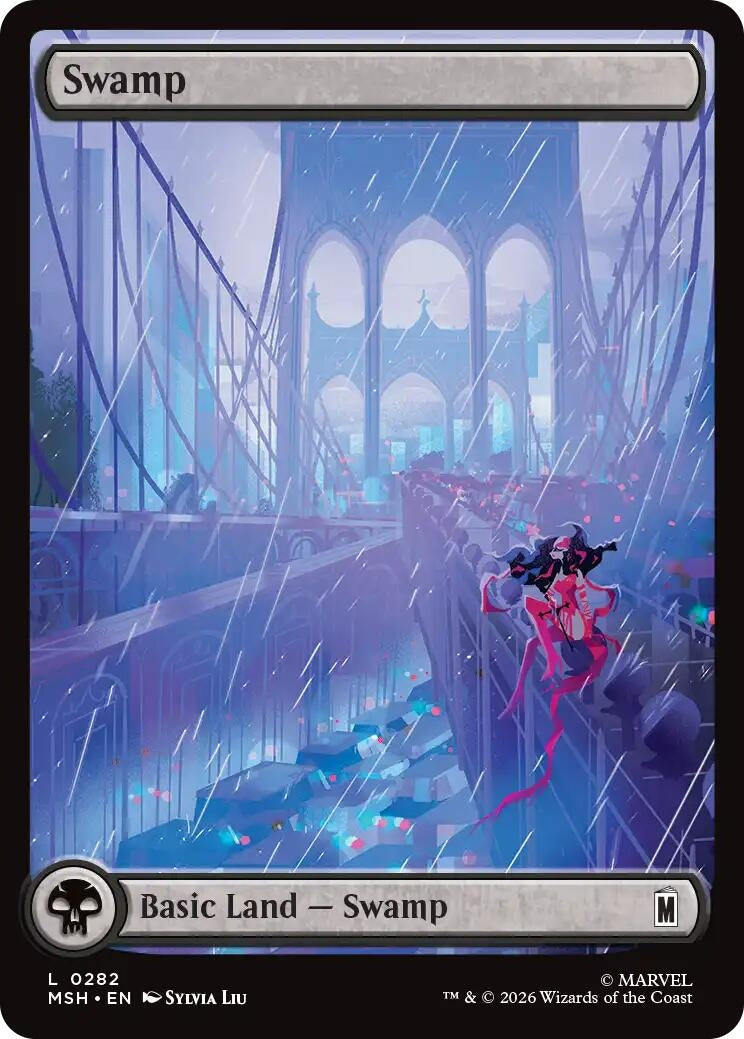 Image for Swamp (0282) (282) [Marvel Super Heroes] - Magic: The Gathering