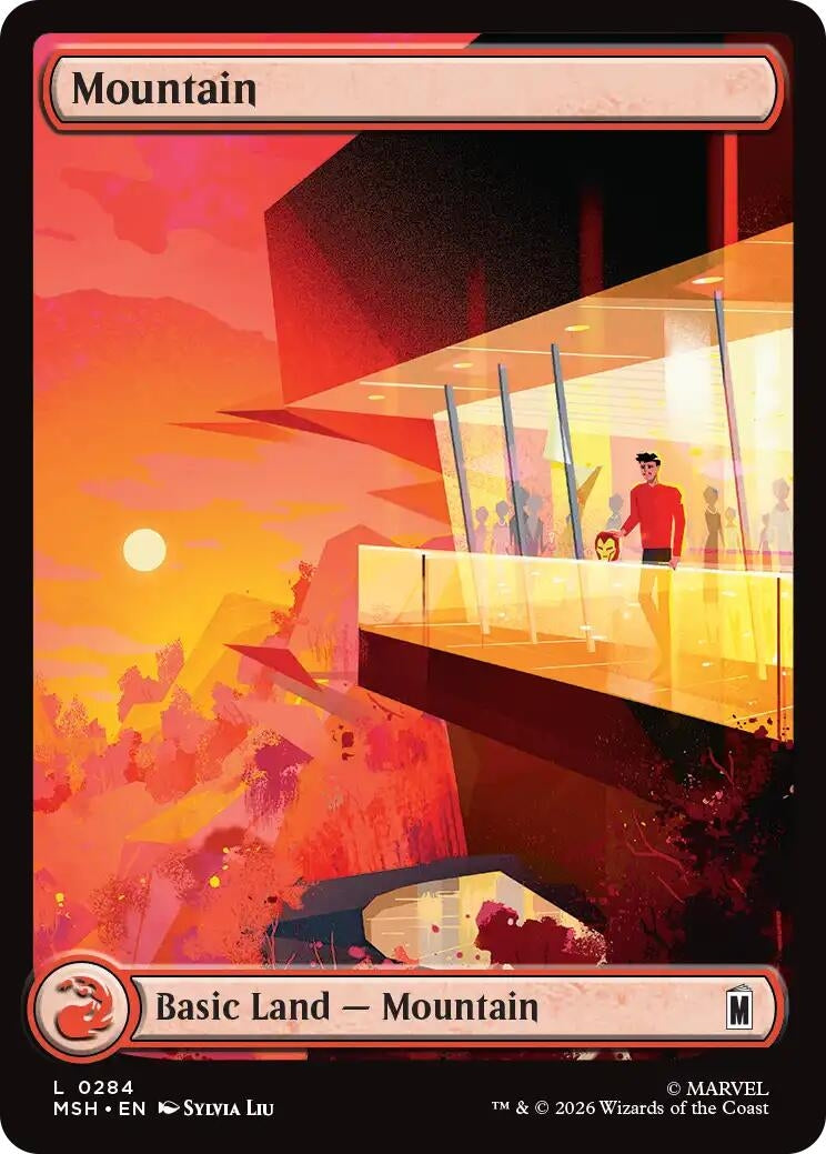 Image for Mountain (0284) (284) [Marvel Super Heroes] - Magic: The Gathering