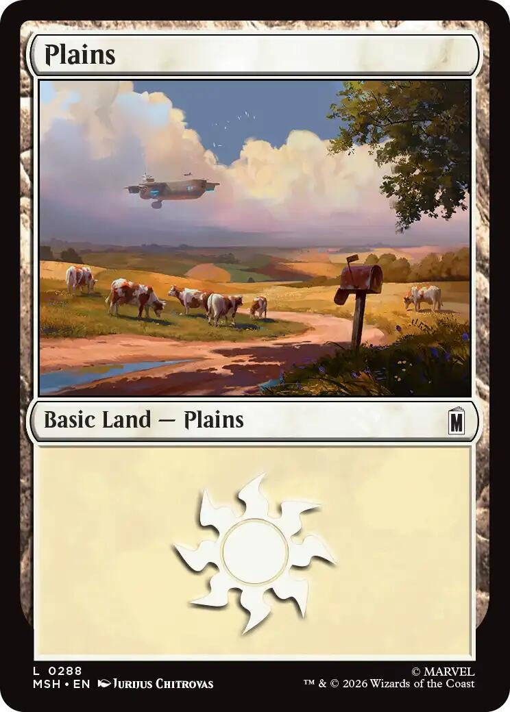 Image for Plains (0288) (288) [Marvel Super Heroes] - Magic: The Gathering