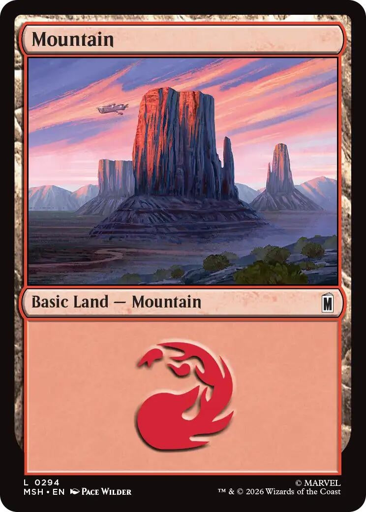 Image for Mountain (0294) (294) [Marvel Super Heroes] - Magic: The Gathering