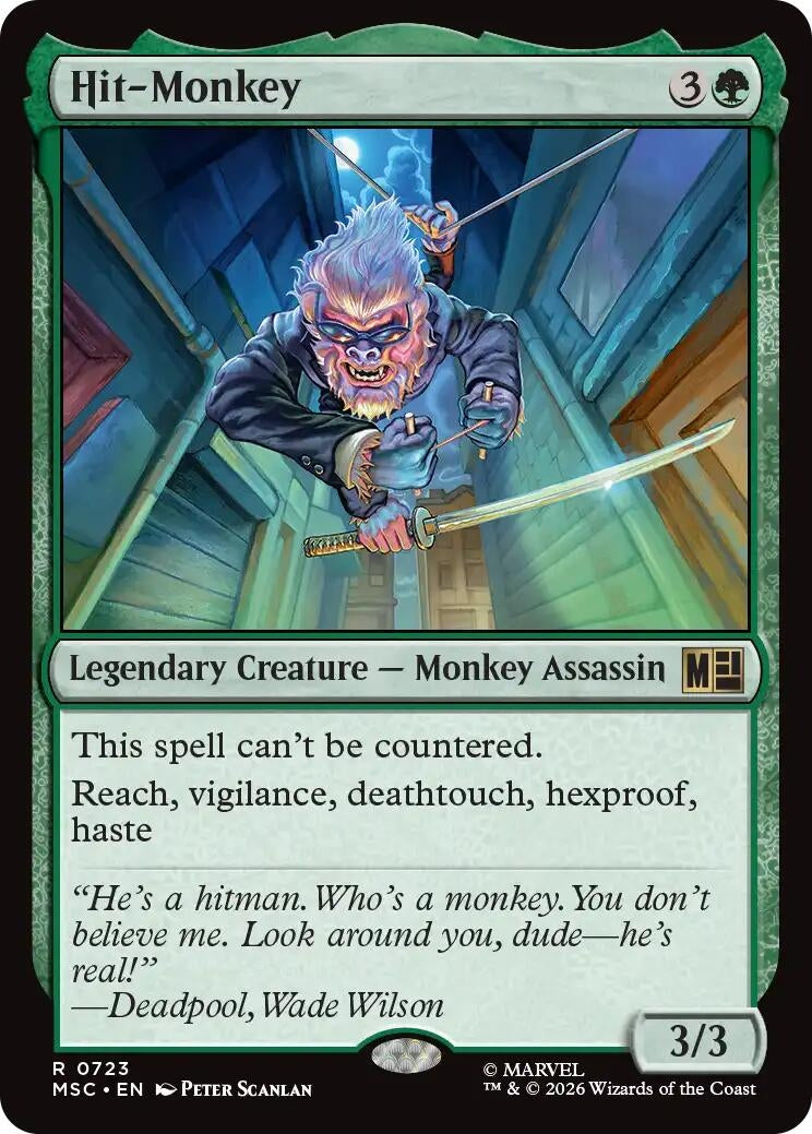 Image for Hit-Monkey (723) [Commander: Marvel Super Heroes] - Magic: The Gathering