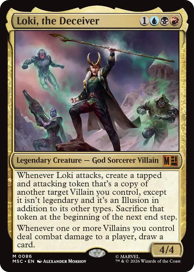 Loki, the Deceiver (86) [Commander: Marvel Super Heroes]