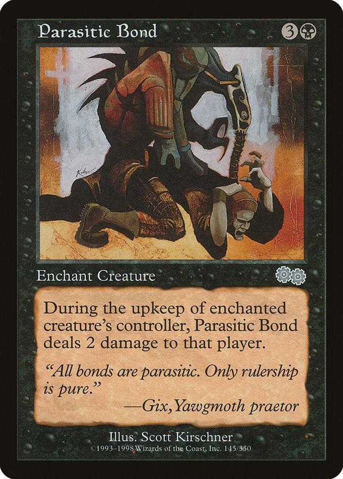 Image for Parasitic Bond (145) [Urza's Saga] - Magic: The Gathering