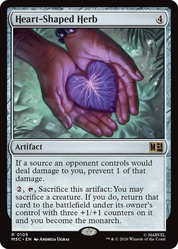 Image for Heart-Shaped Herb (105) [Commander: Marvel Super Heroes] - Magic: The Gathering
