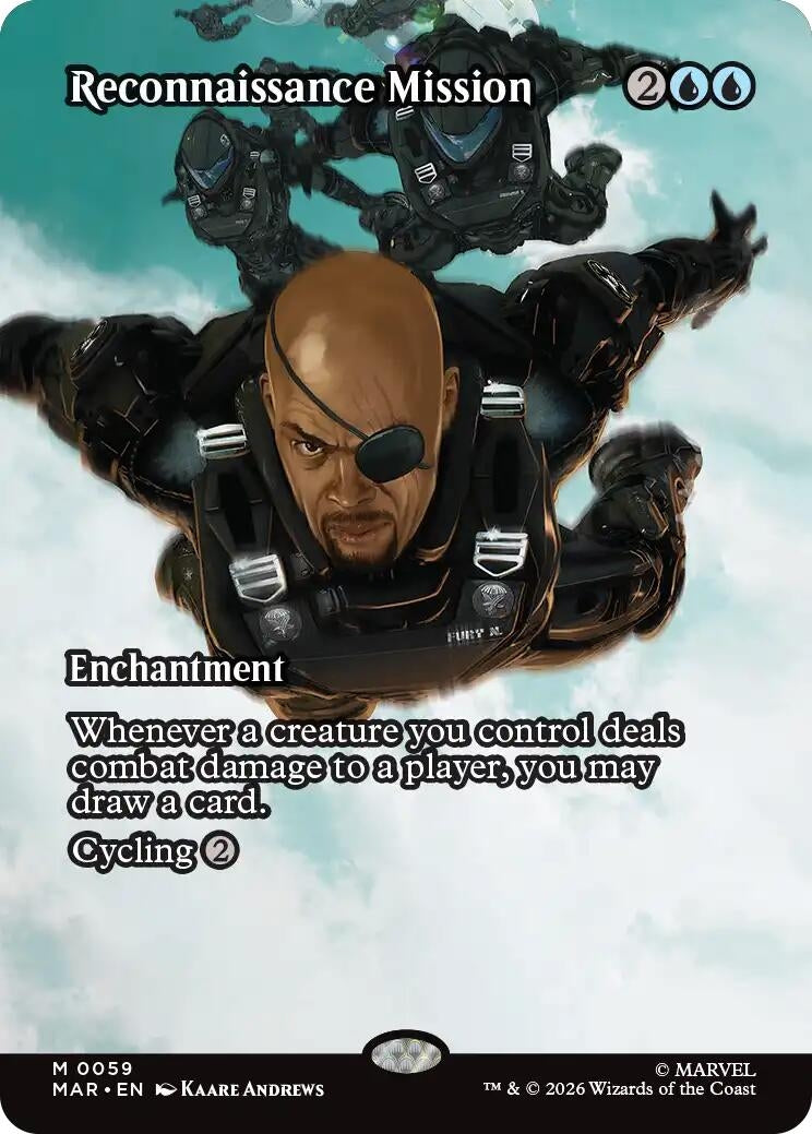 Image for Reconnaissance Mission (Borderless) (59) [Marvel Universe Eternal-Legal] - Magic: The Gathering