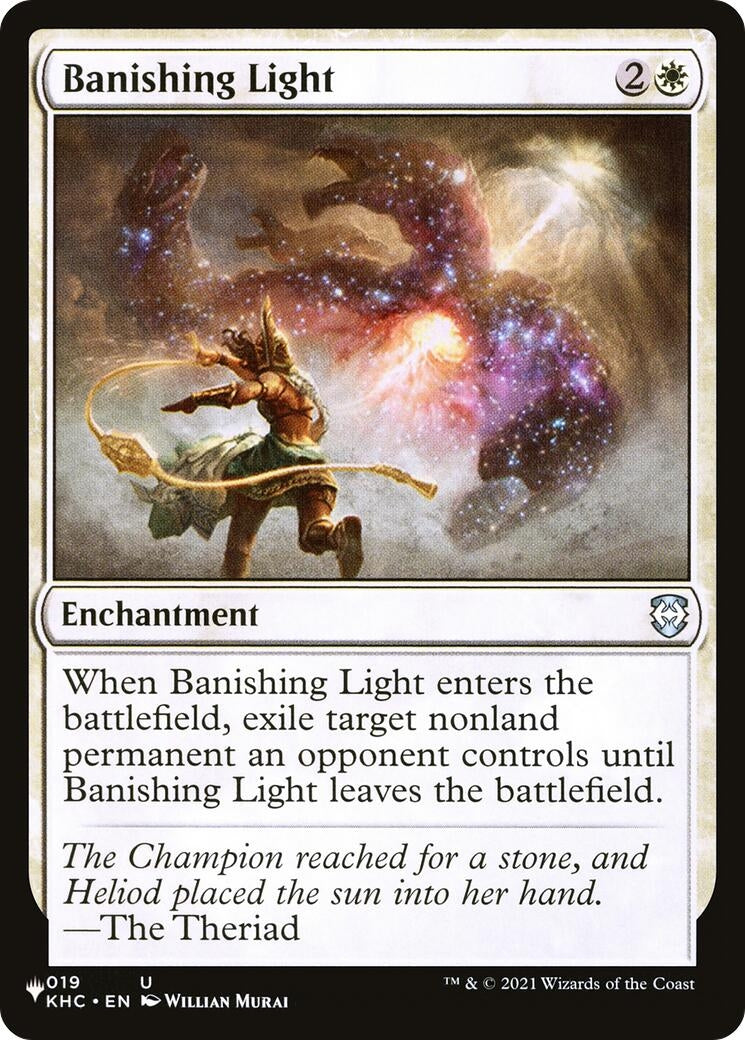 Image for Banishing Light (KHC) (19) [The List Reprints] - Magic: The Gathering