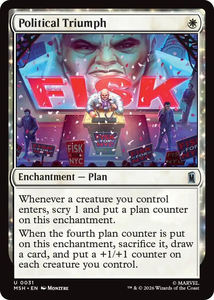 Image for Political Triumph (31) [Marvel Super Heroes] - Magic: The Gathering